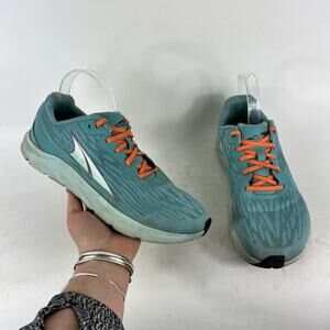 Altra Rivera Running Shoes Women's 10 Blue Mesh Lightweight Lace-Up Sneaker